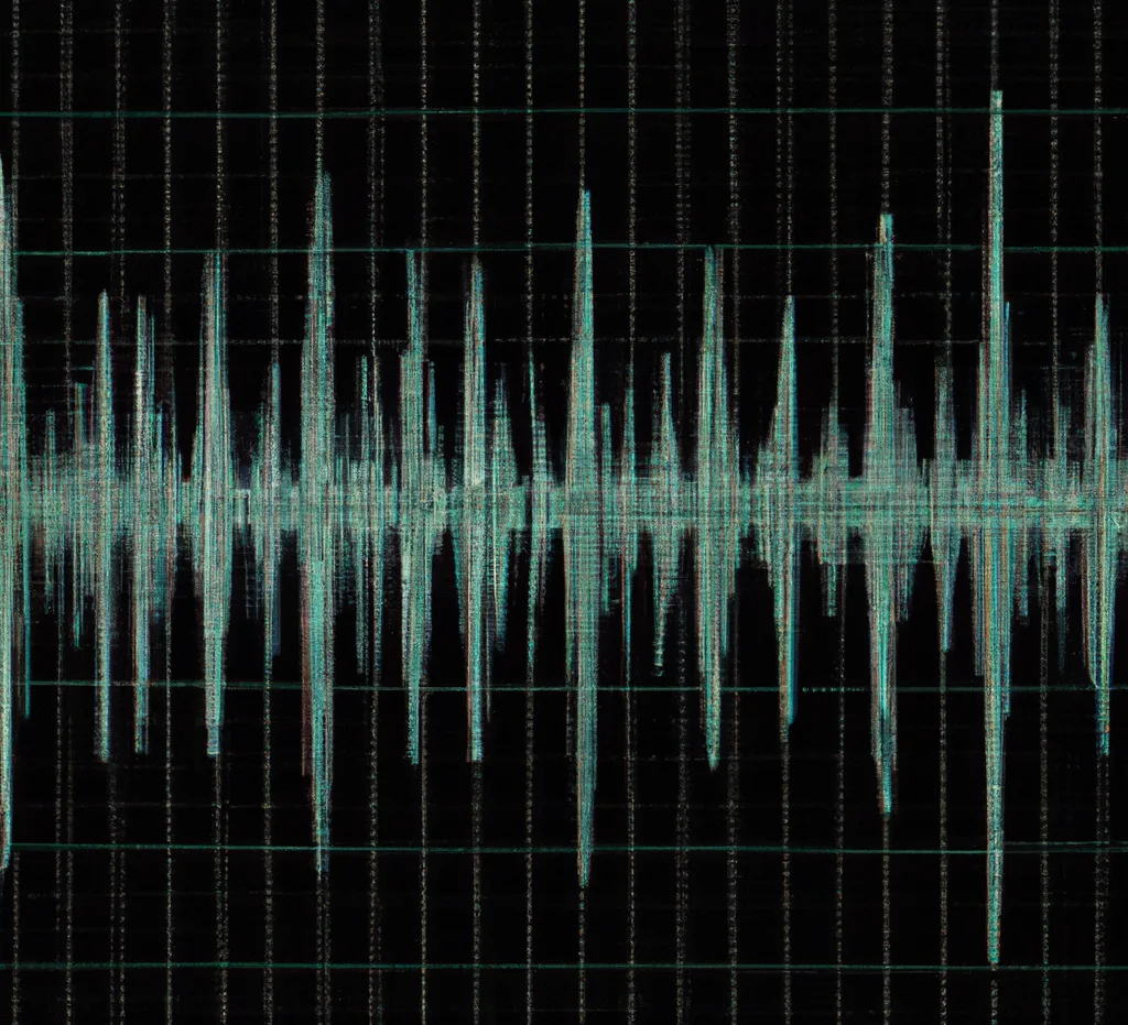 Sinewave on oscilloscope display