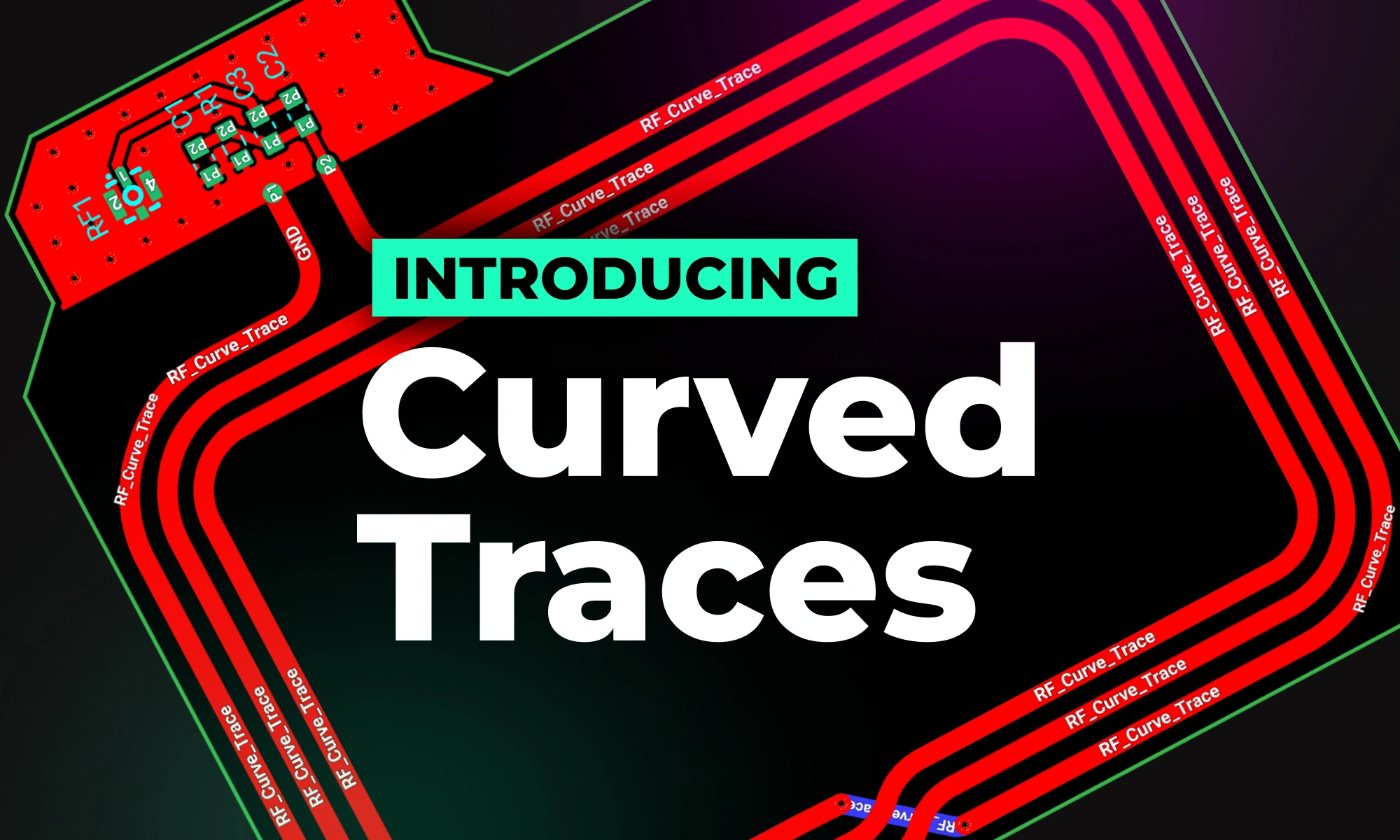 Introducing Curved Traces in Flux