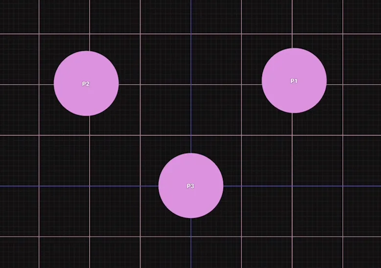 PCB footprint with pin-centered origin for connector components