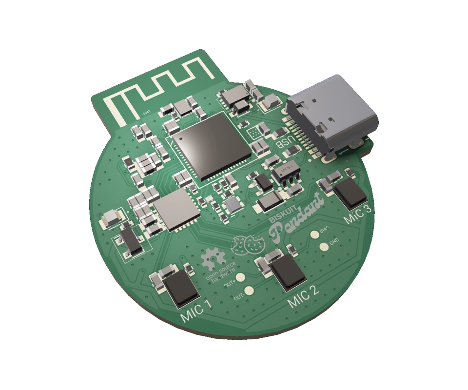 3D PCB view of Biskuit AI
