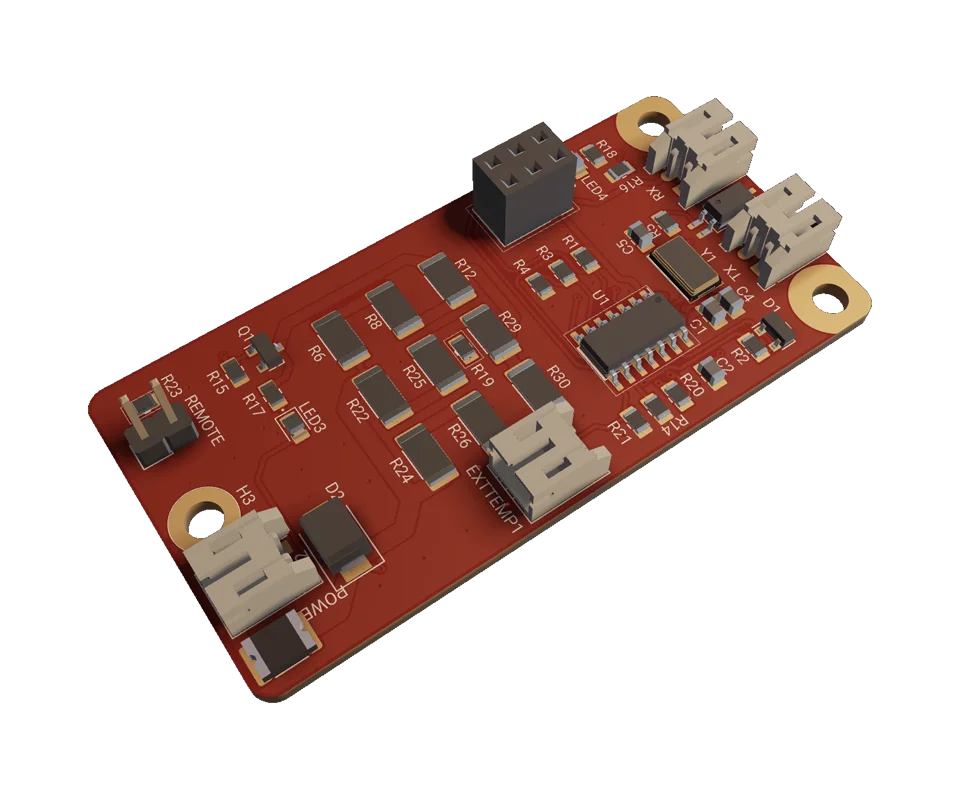 3D PCB view of BMS