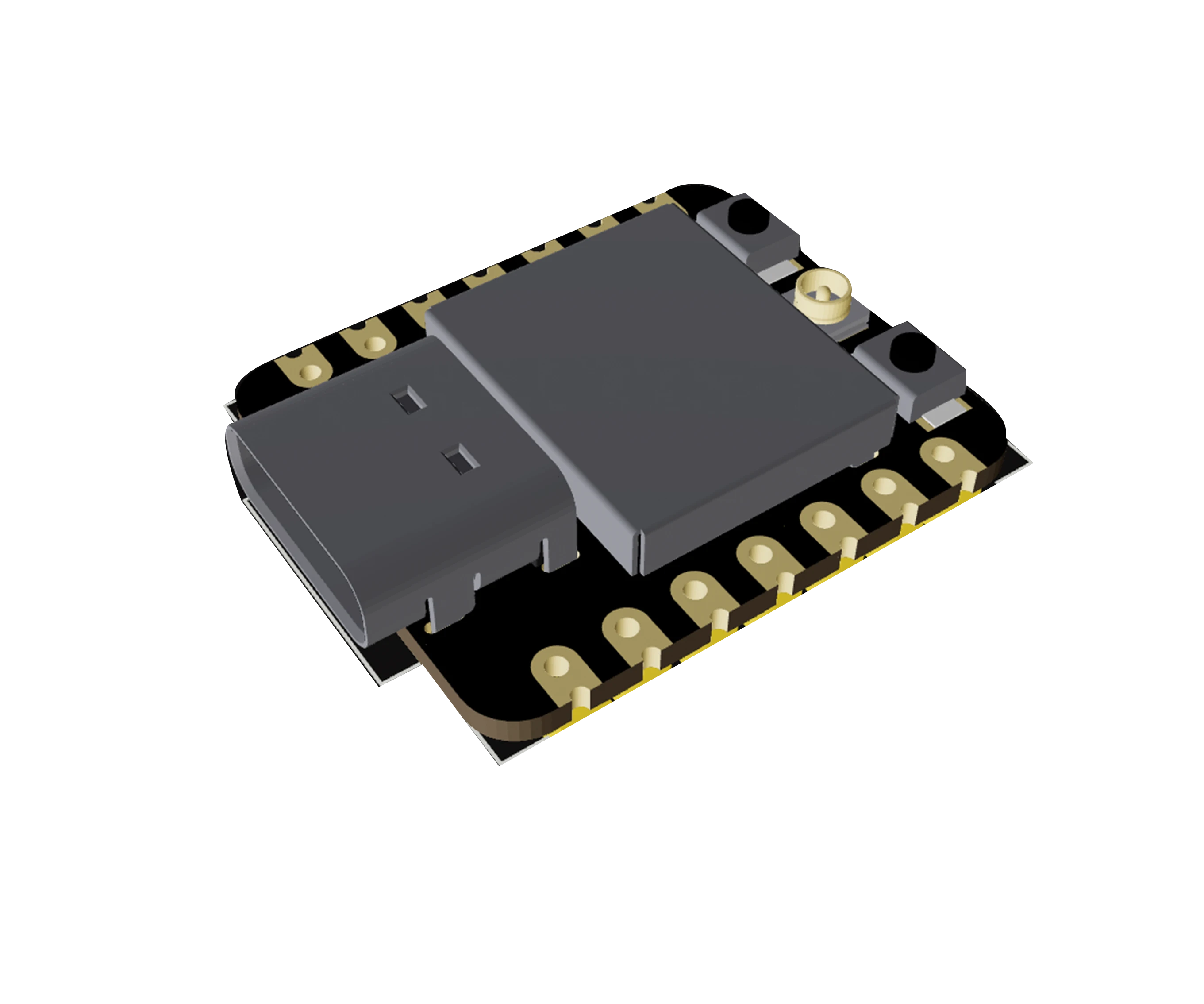 3D PCB view of Seeed Studio XIAO ESP32C3
