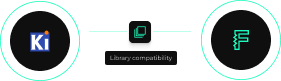 Library compatibility between KiCad and Flux
